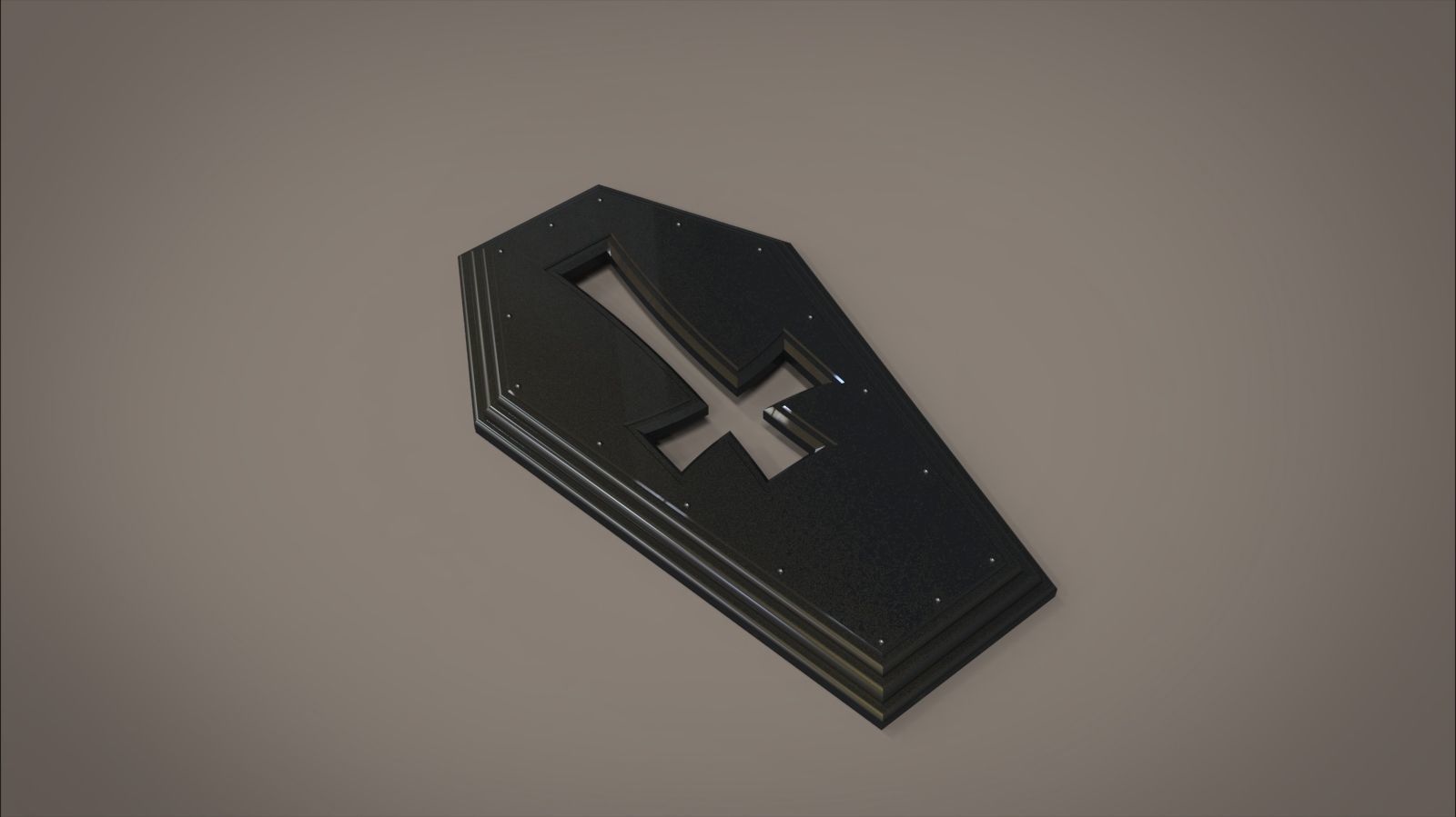 Halloween - Cerceuil 3D model_4