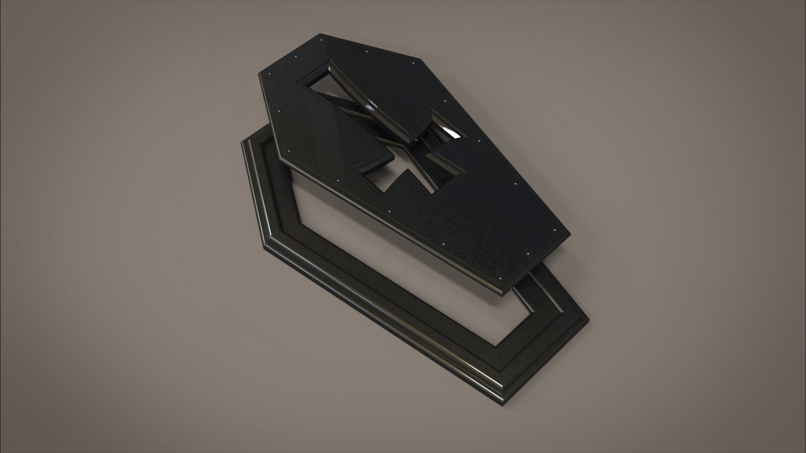 Halloween - Cerceuil 3D model_8