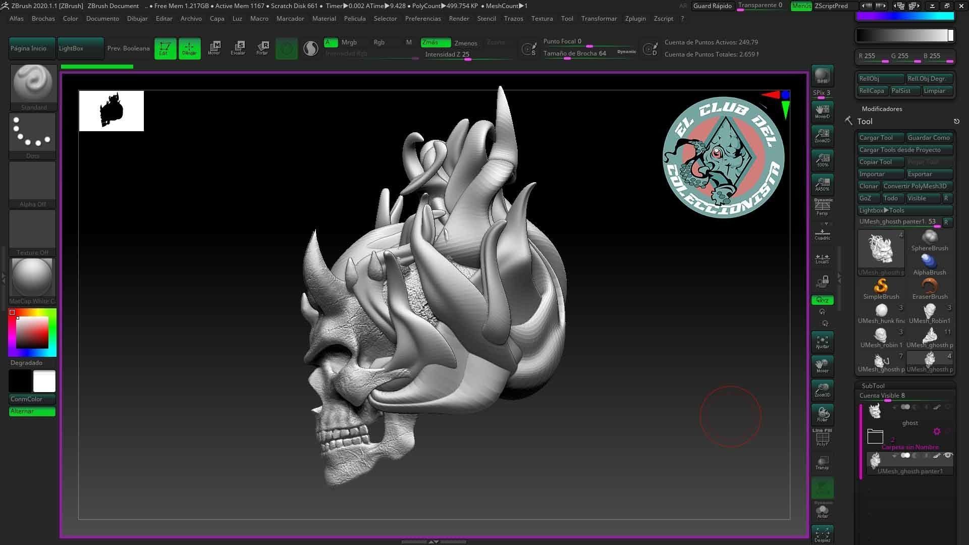 King Ghost rider  3D print model_3