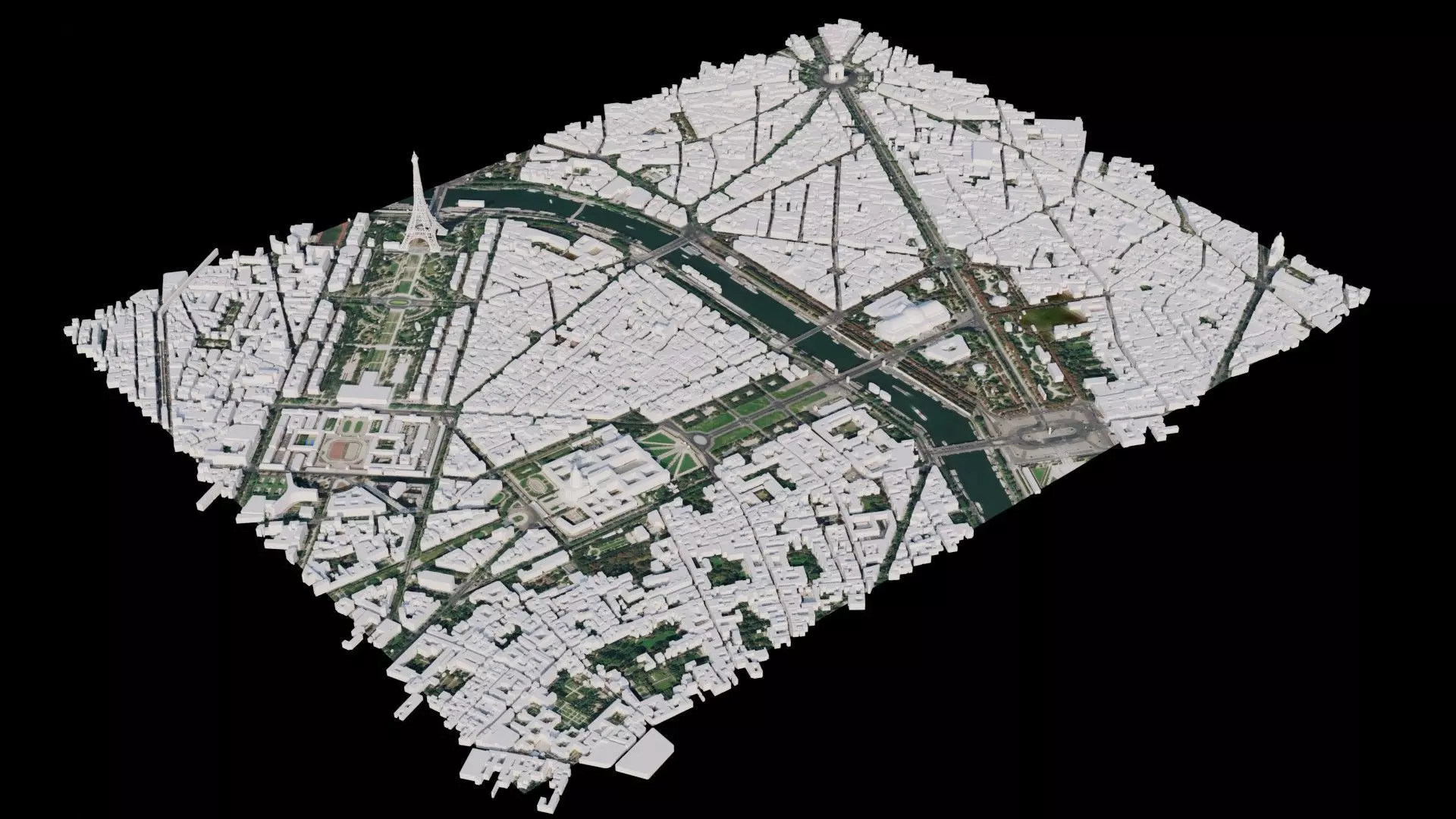 Paris - France 3D model_0