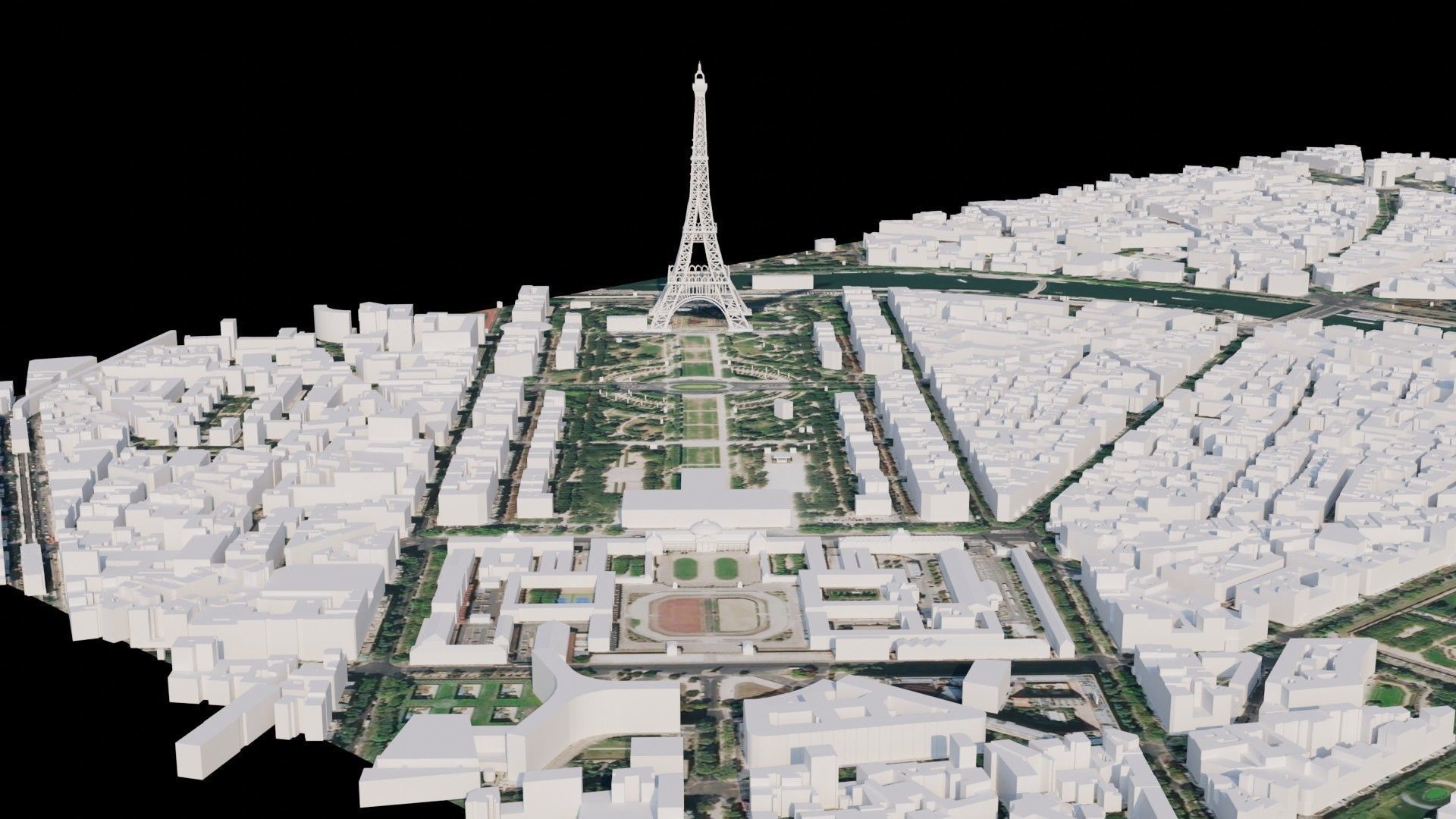 Paris - France 3D model_2