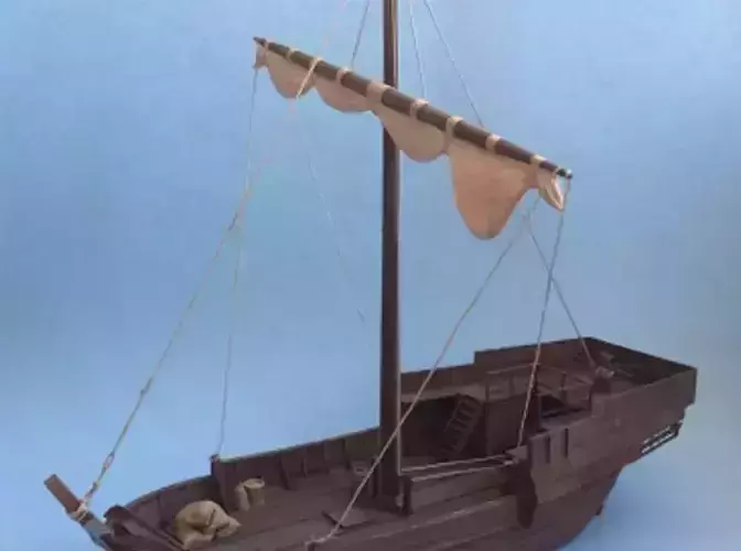 Bremer Kogge model ship 3D print model