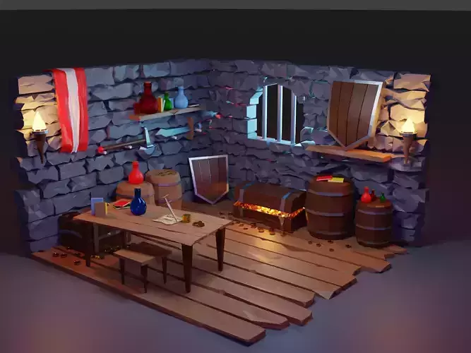 robber house Free 3D model