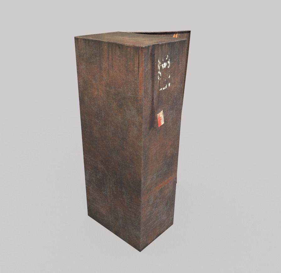 Old Fuse Box 3D model_8