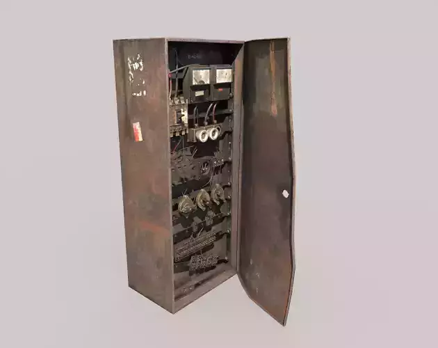 Old Fuse Box 3D model