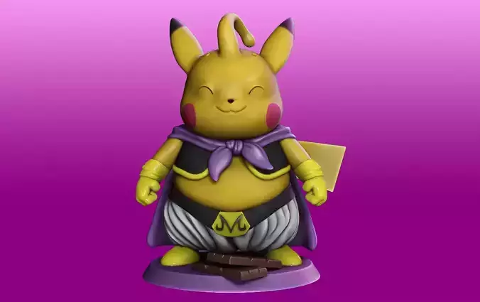 Pikachu Cosplay Majin Boo
