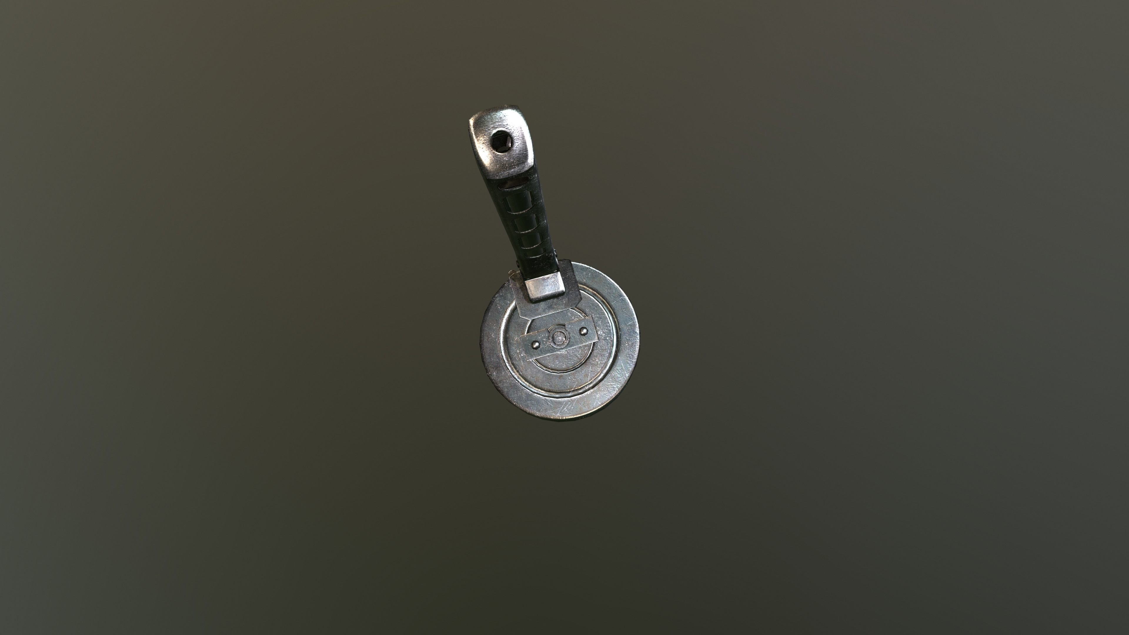 ppsh 41 Low-poly 3D model_6