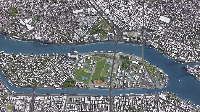 Cairo Low-poly 3D model 4