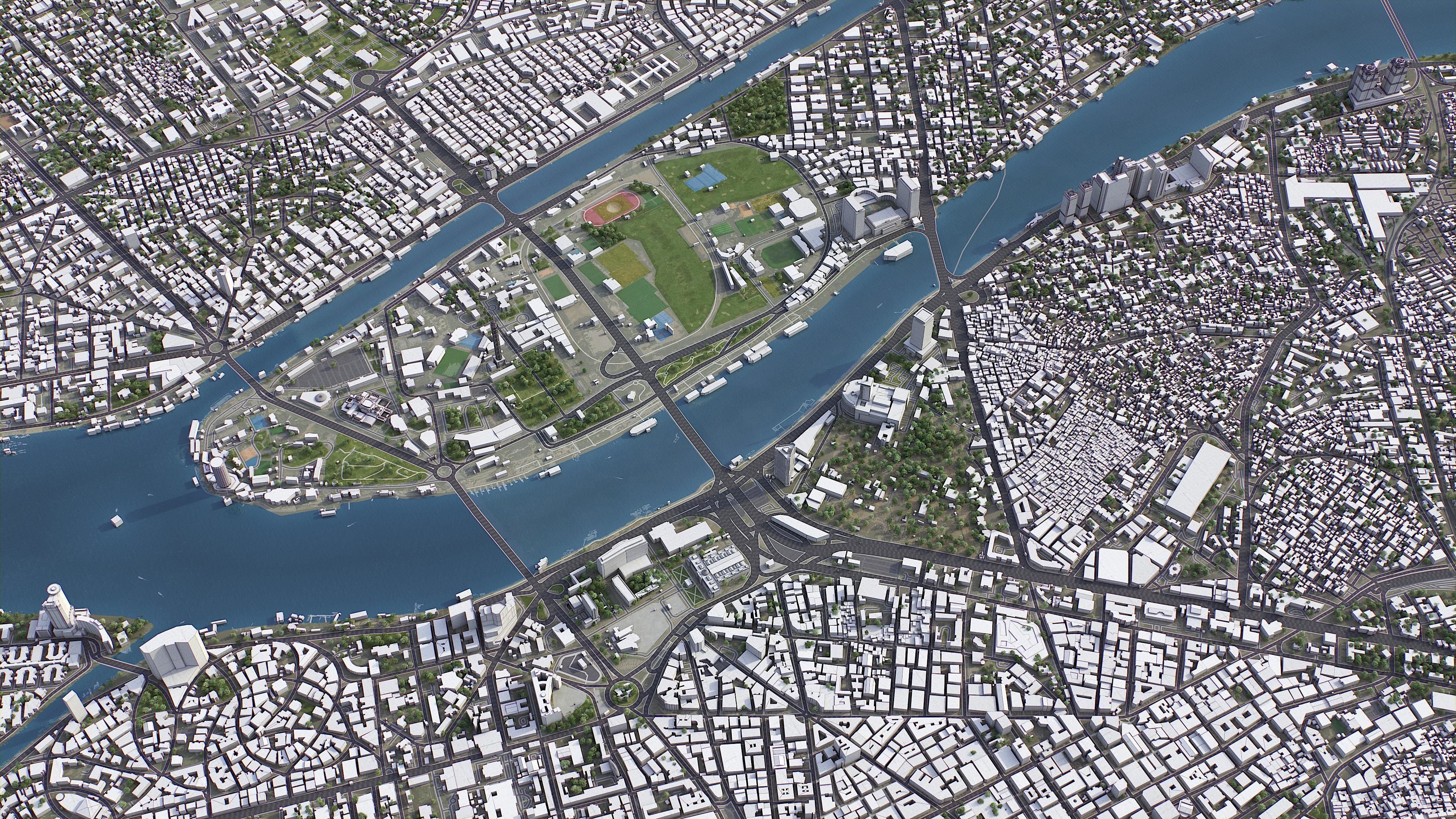 Cairo Low-poly 3D model_5