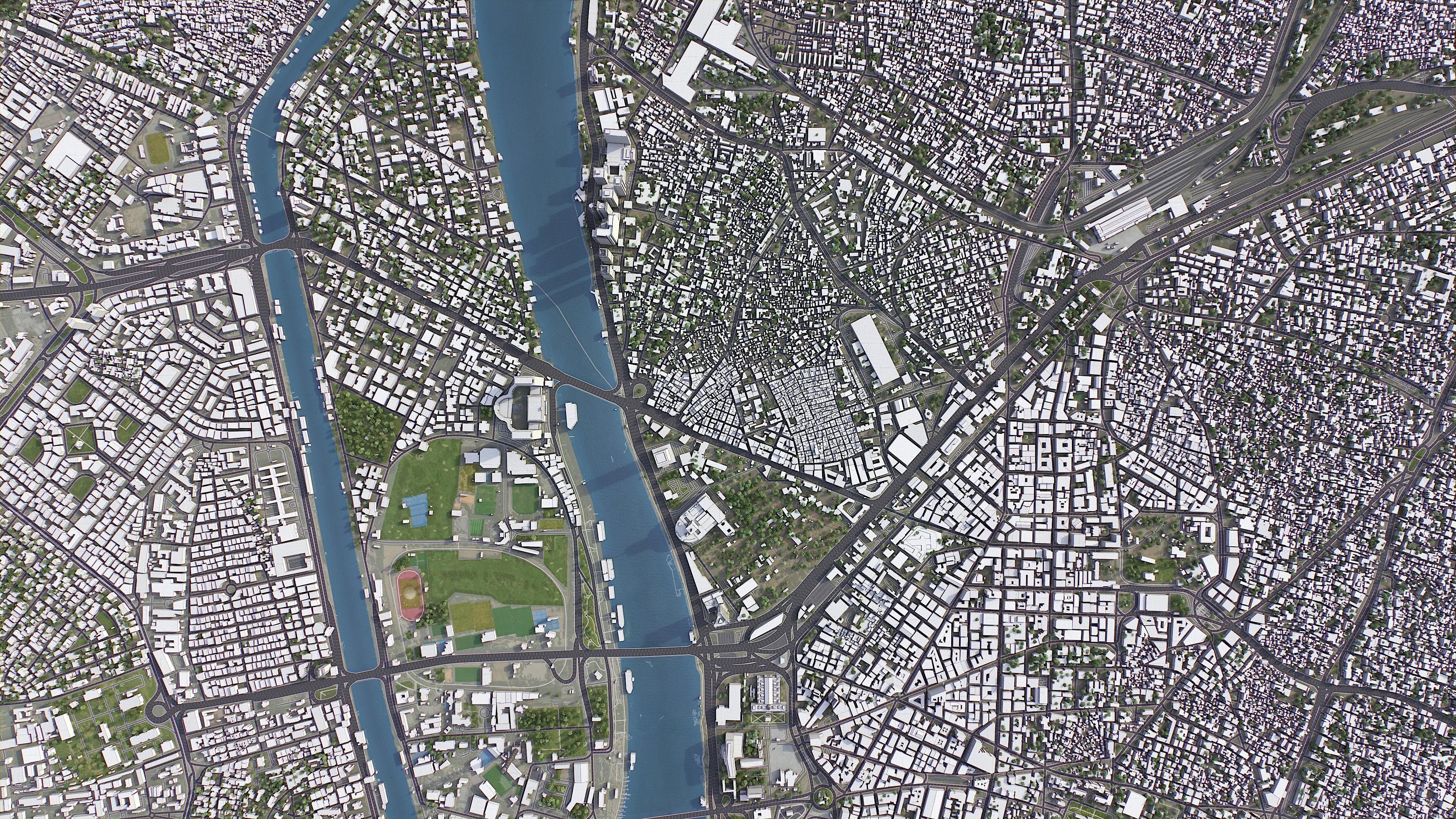 Cairo Low-poly 3D model_8