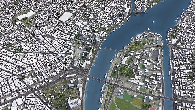 Cairo Low-poly 3D model 5