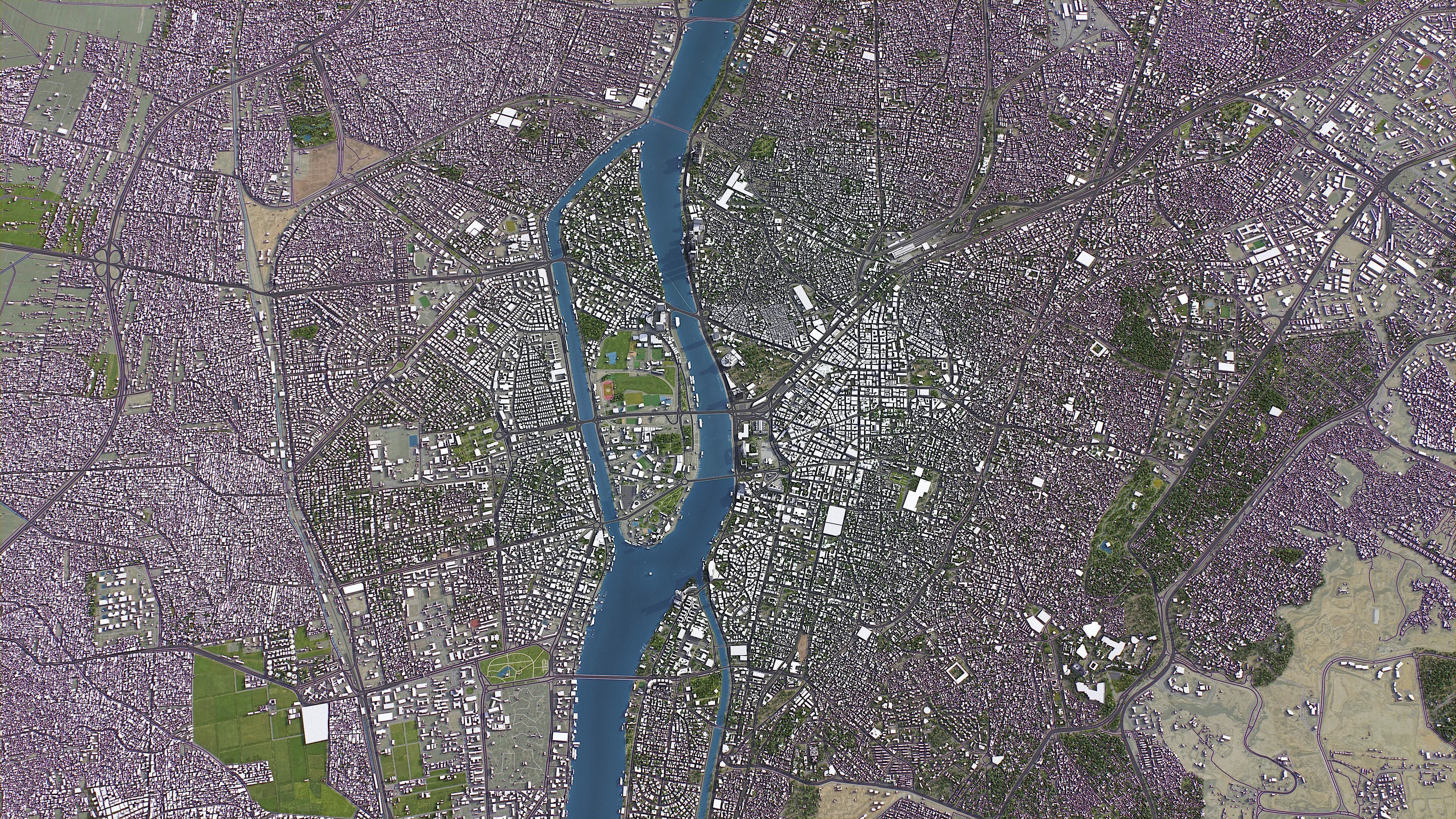 Cairo Low-poly 3D model_11