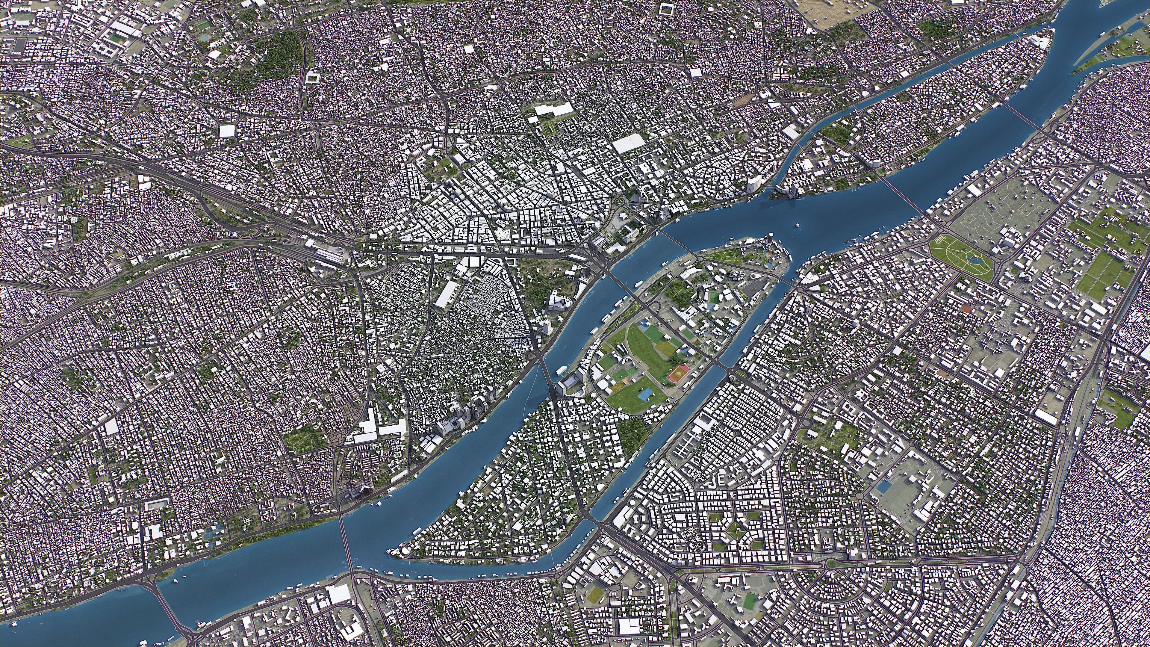 Cairo Low-poly 3D model_13