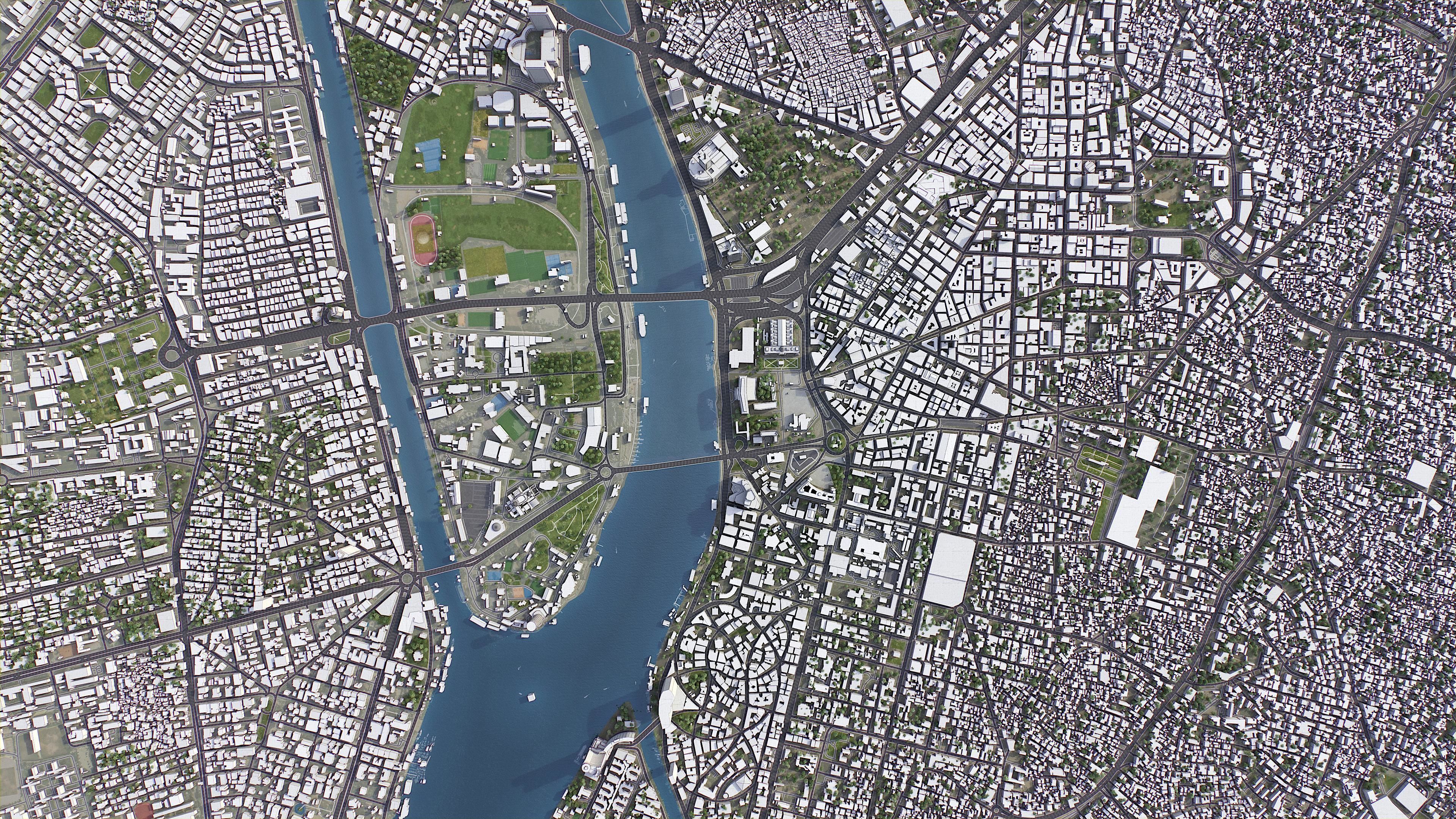 Cairo Low-poly 3D model_9