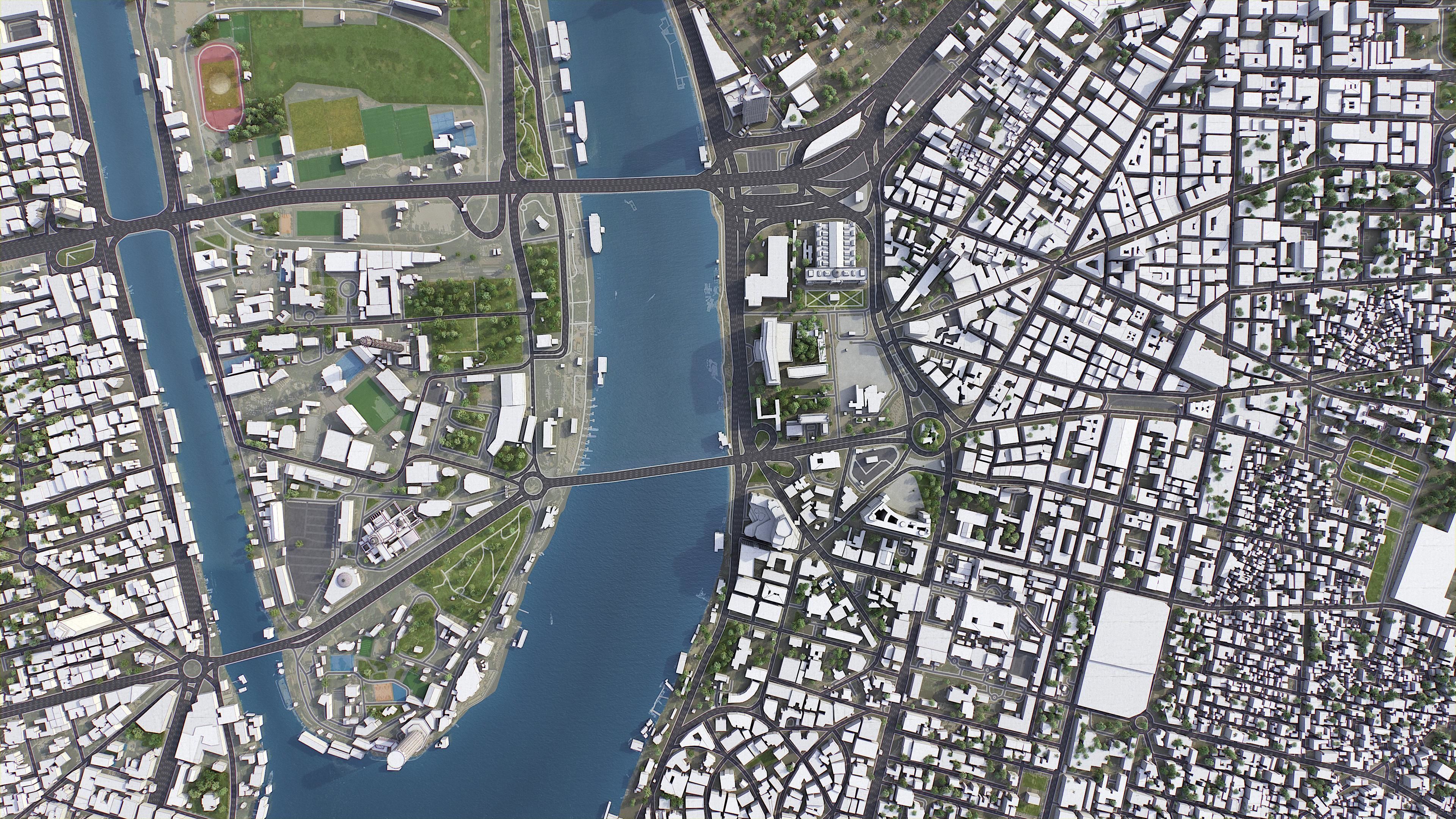 Cairo Low-poly 3D model_7