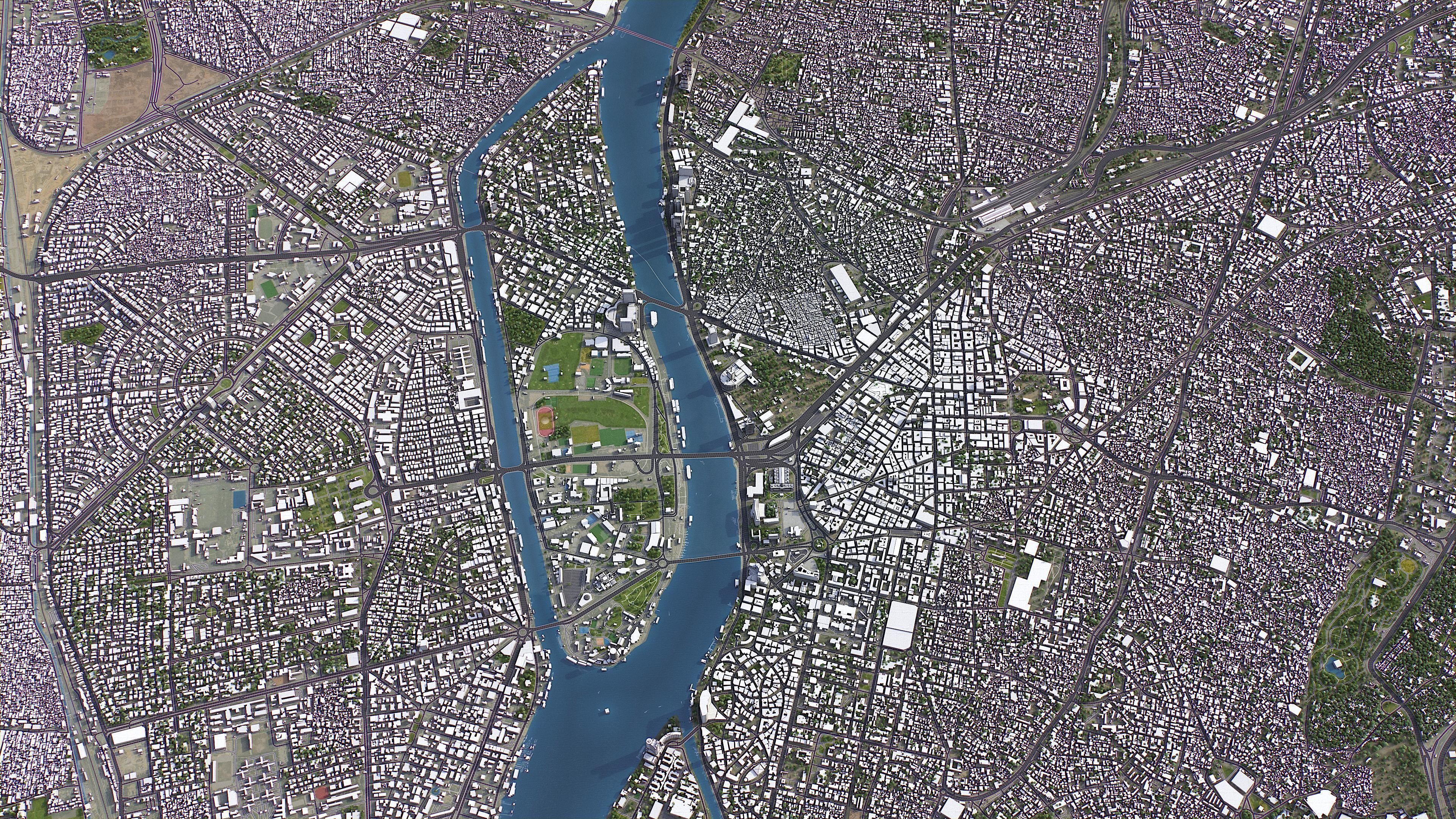 Cairo Low-poly 3D model_10