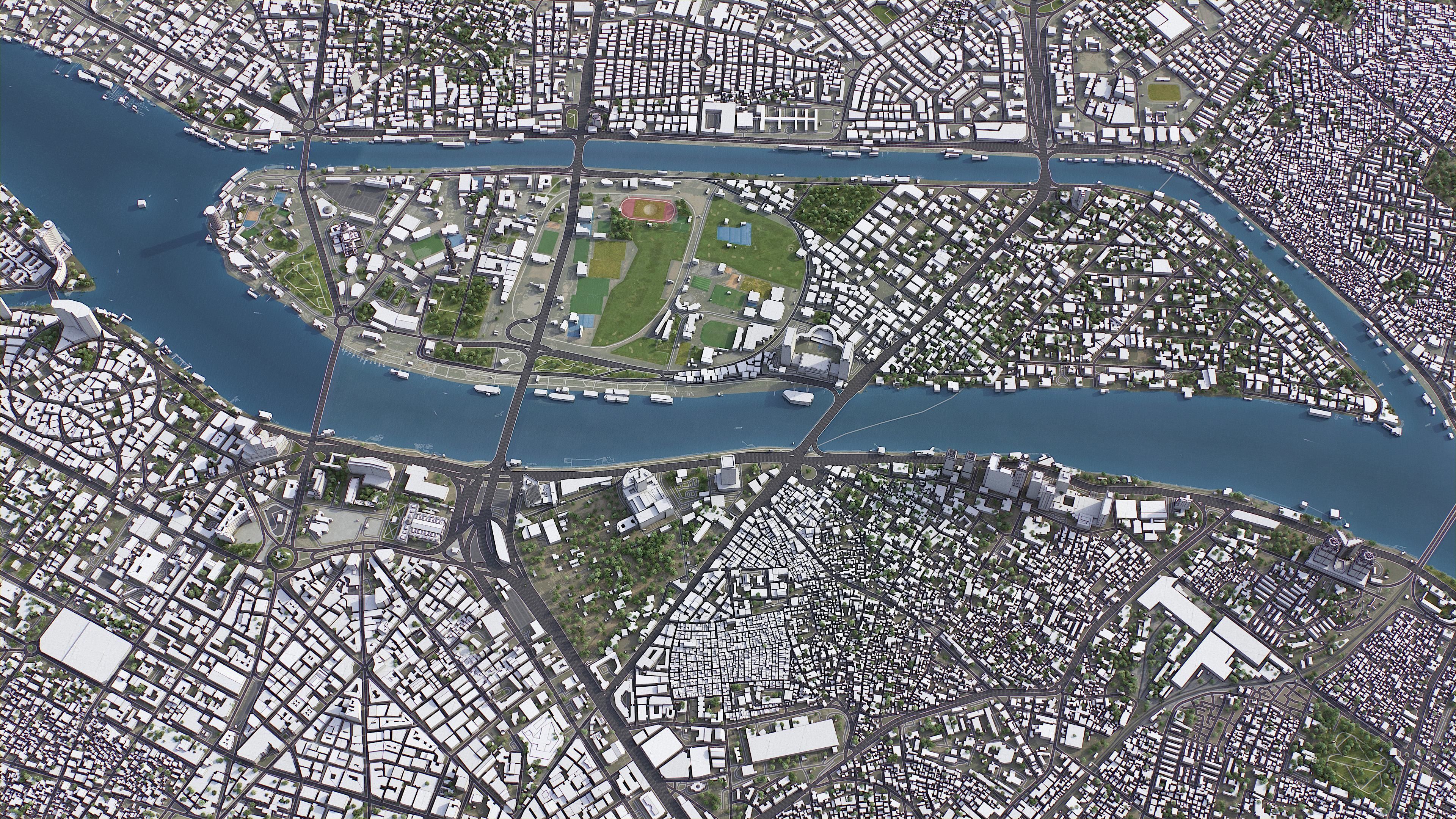 Cairo Low-poly 3D model_6