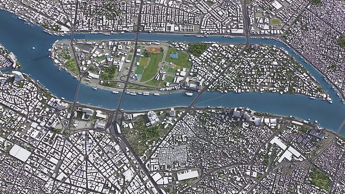 Cairo Low-poly 3D model 7