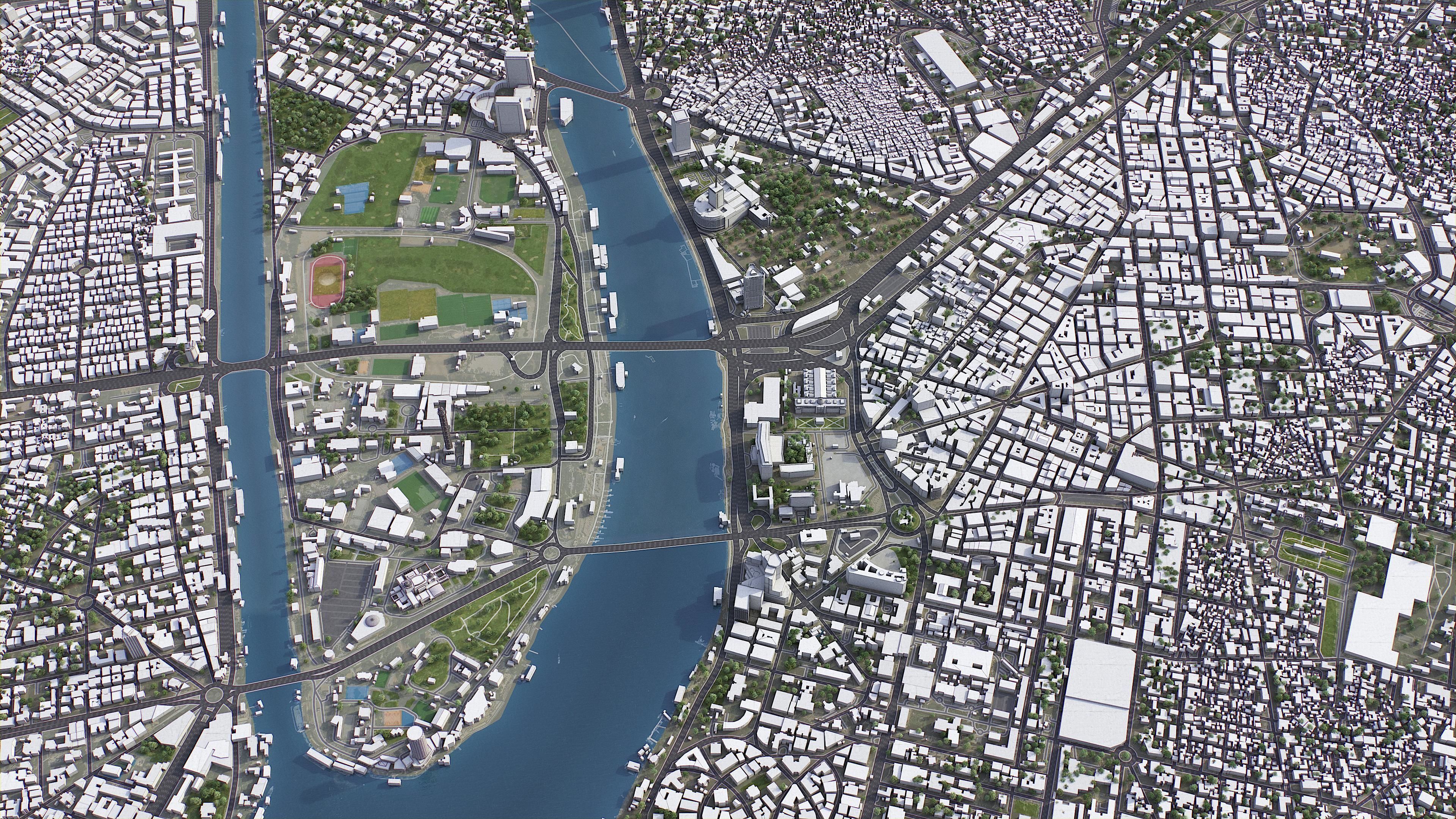 Cairo Low-poly 3D model_2