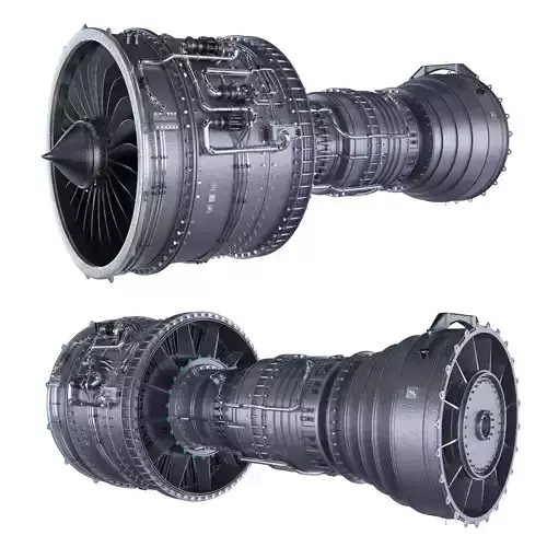 Engine  jet  BOEING 3D model