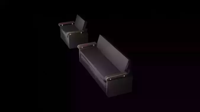 Koltuk Takimi Low-poly 3D model