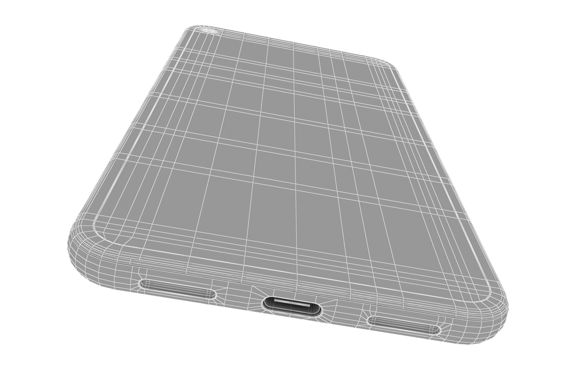 Google Pixel 5 Just Black And Sorta Sage 3D model_26