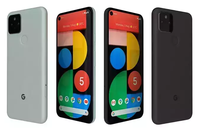Google Pixel 5 Just Black And Sorta Sage