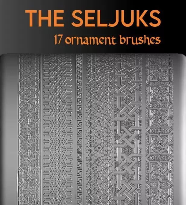 The Seljuks Ornament Zbrush 18 ZBP-brush 3D model