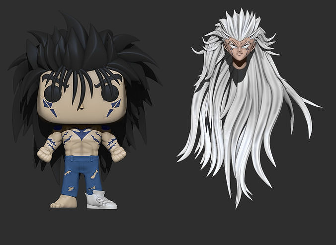 Yuzuke Funko And Head - Demon Form 3D print model
