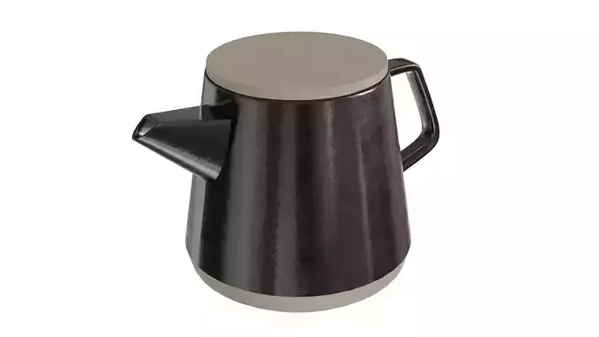 Teapot 3D Model Low-poly 3D model