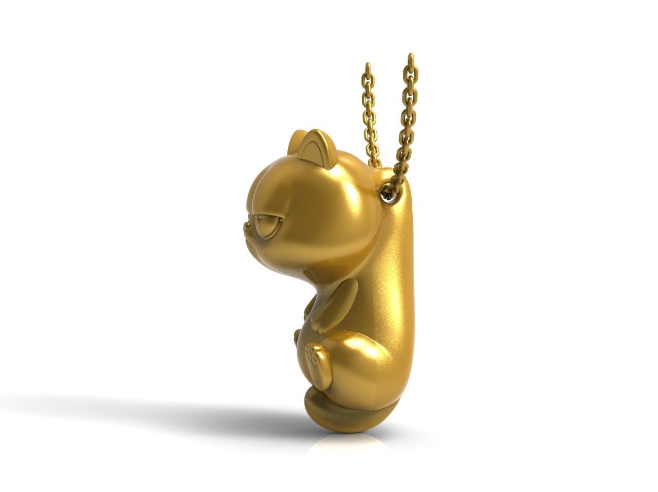 Pendant CAT N - 252 3D print model_1
