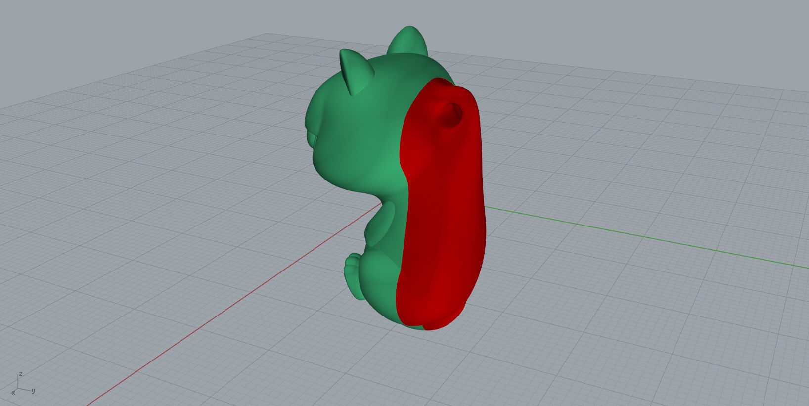Pendant CAT N - 252 3D print model_11