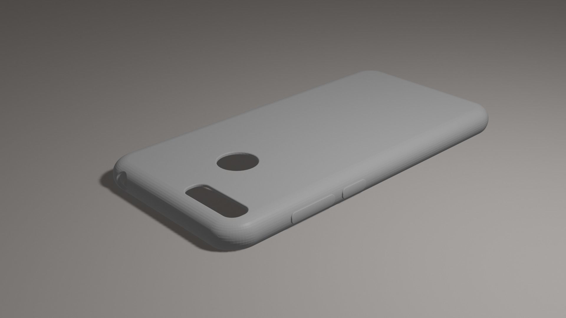 Honor 7A TPU case 3D print model_3