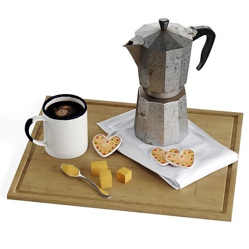 coffee cup moka 3D model