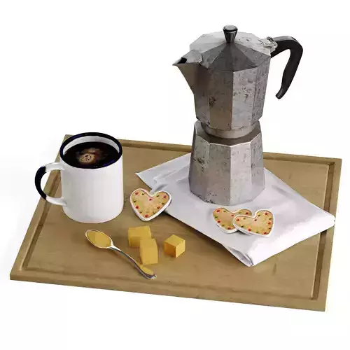 coffee cup moka 3D model