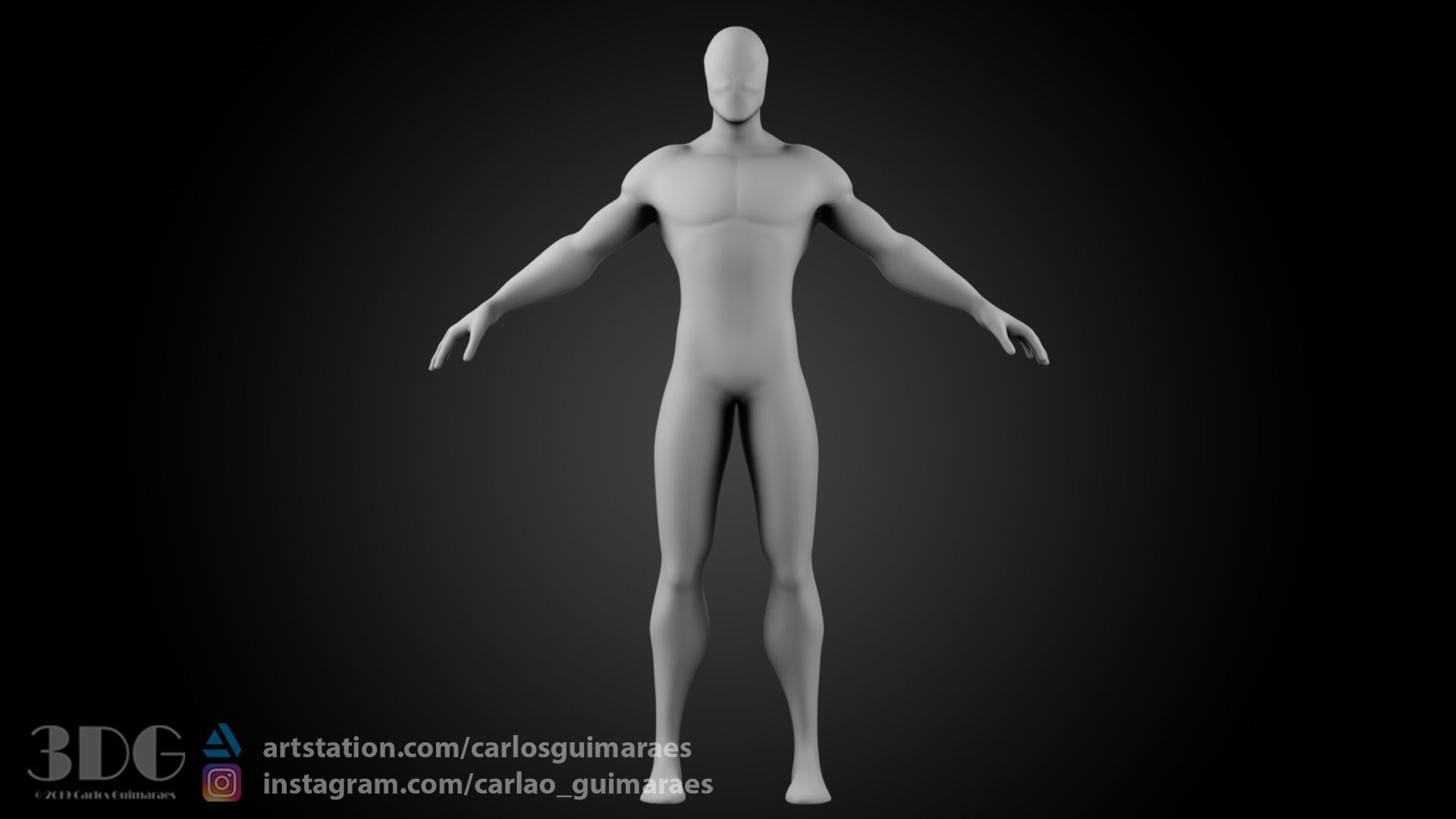 Base Mesh Spider Man 3D model_3