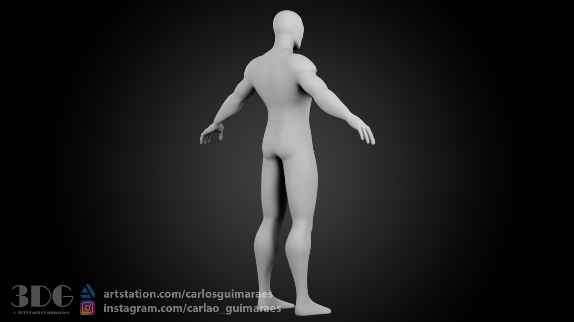 Base Mesh Spider Man 3D model_8