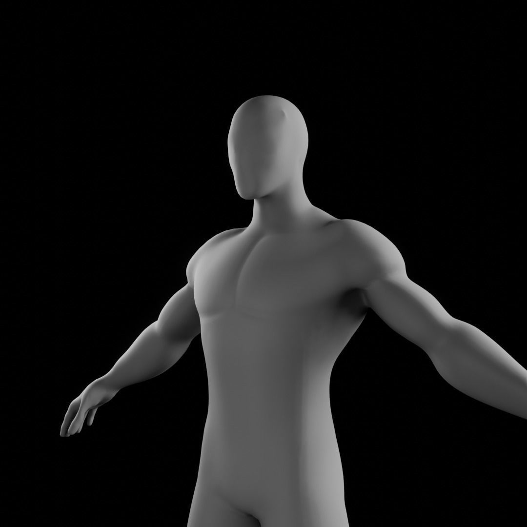 Base Mesh Spider Man 3D model_12