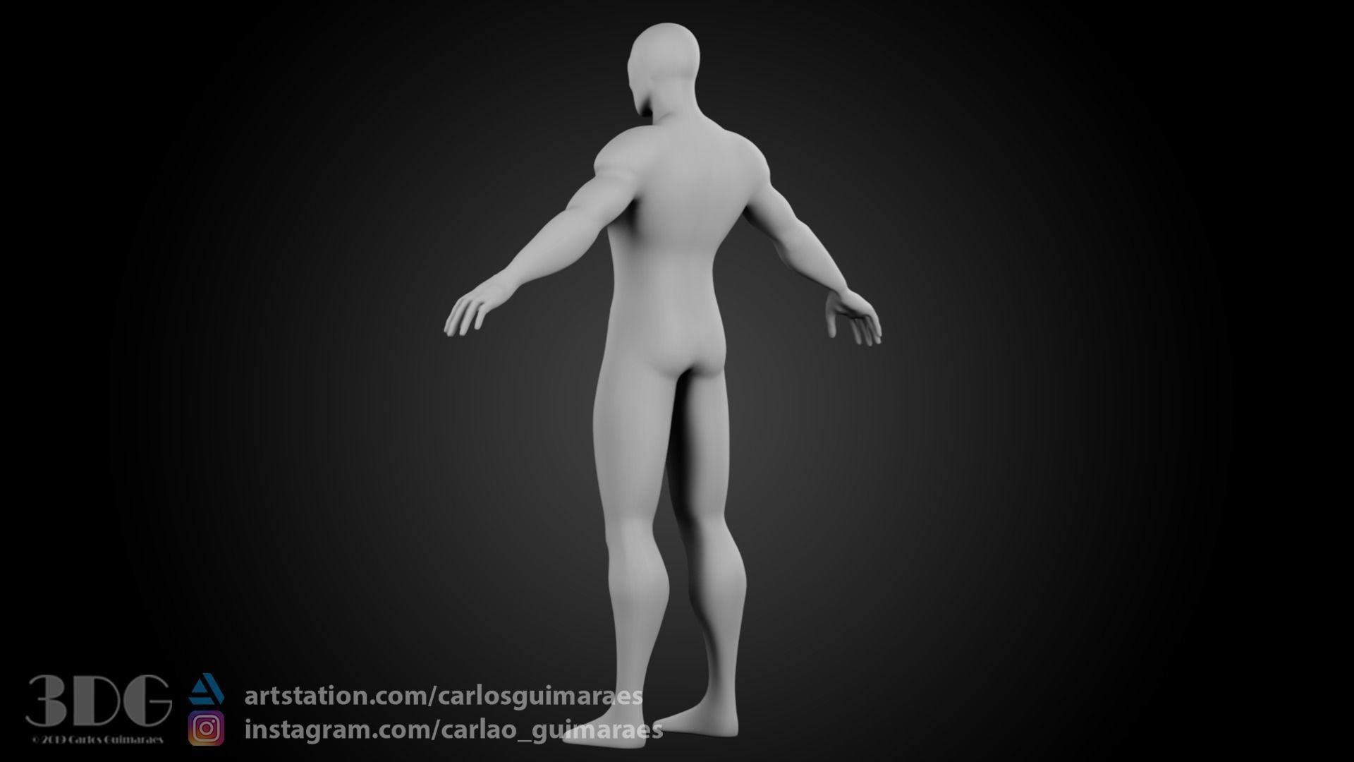 Base Mesh Spider Man 3D model_6