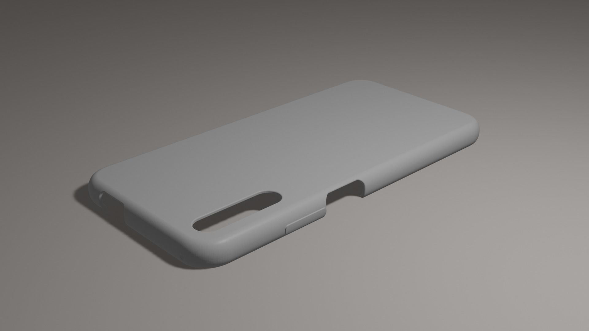 Huawei P smart PRO 2019 TPU case 3D print model_3