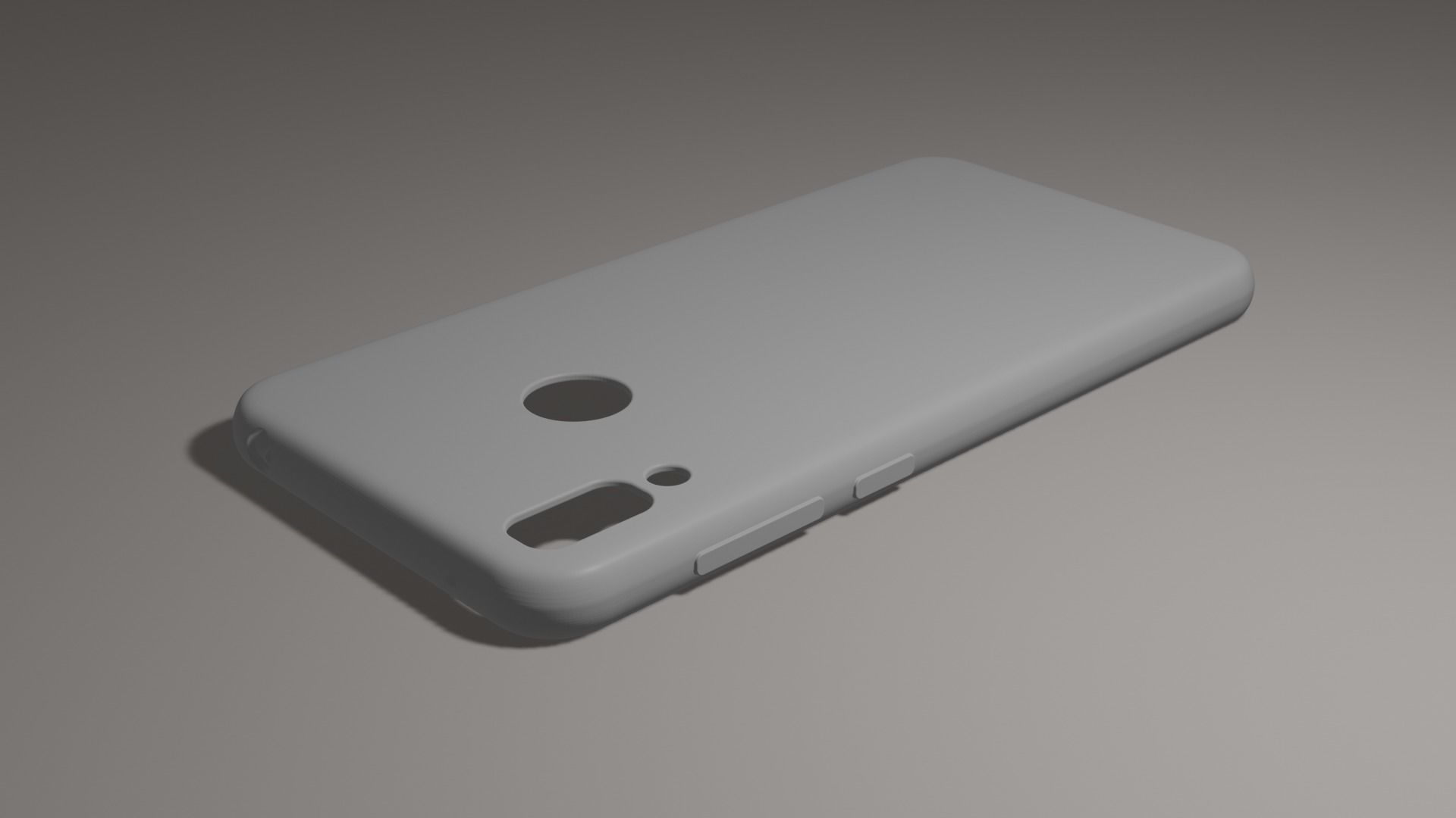 Huawei Y7 2019 TPU case 3D print model_3