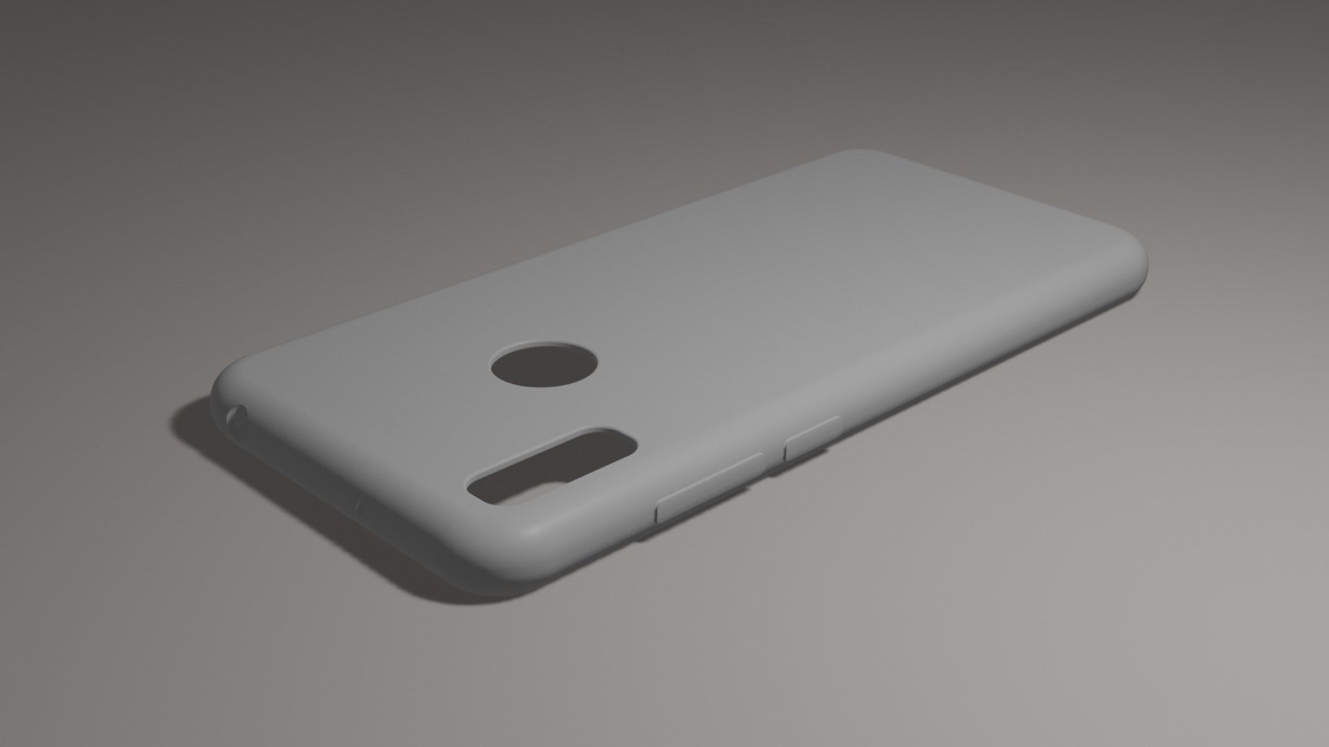 Huawei Y6 2019 TPU case 3D print model_3