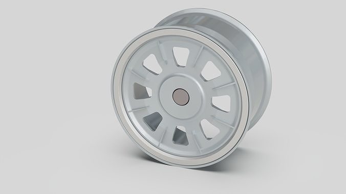 wheel rims car motor garage  3D model
