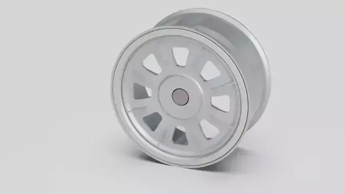 wheel rims car motor garage  3D model