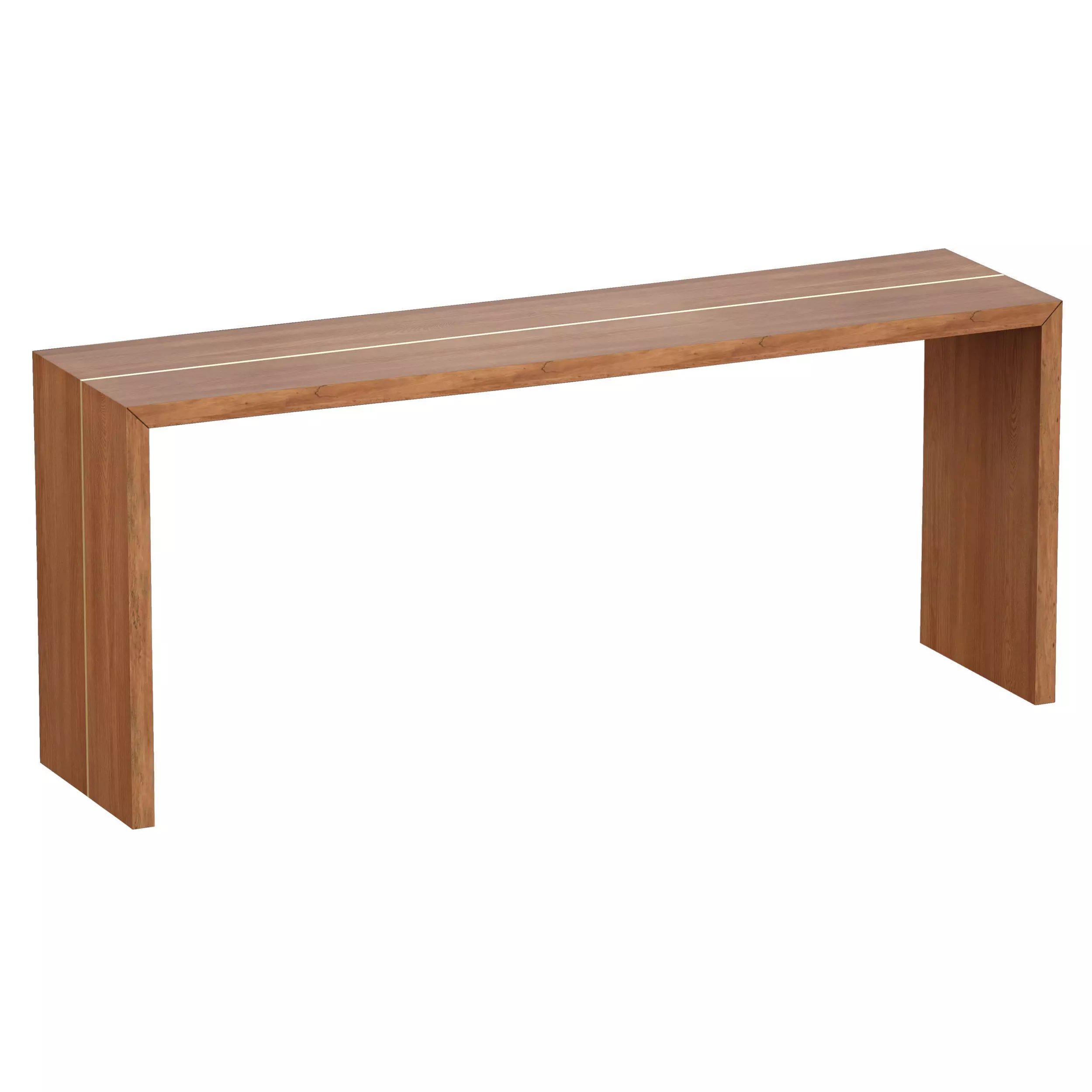 Montana 72x18 Live Edge Console Table Crate and Barrel 3D model_0