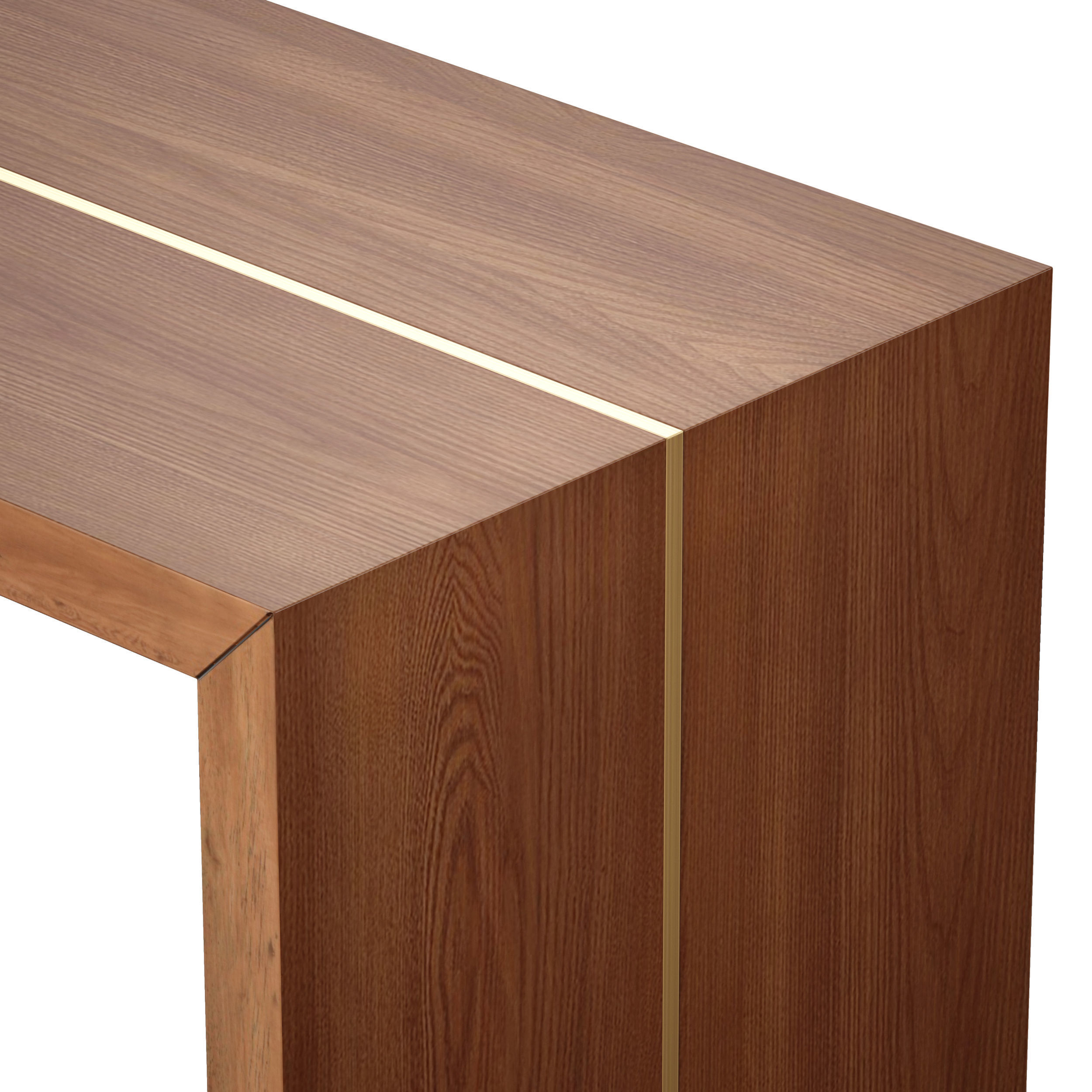 Montana 72x18 Live Edge Console Table Crate and Barrel 3D model_8