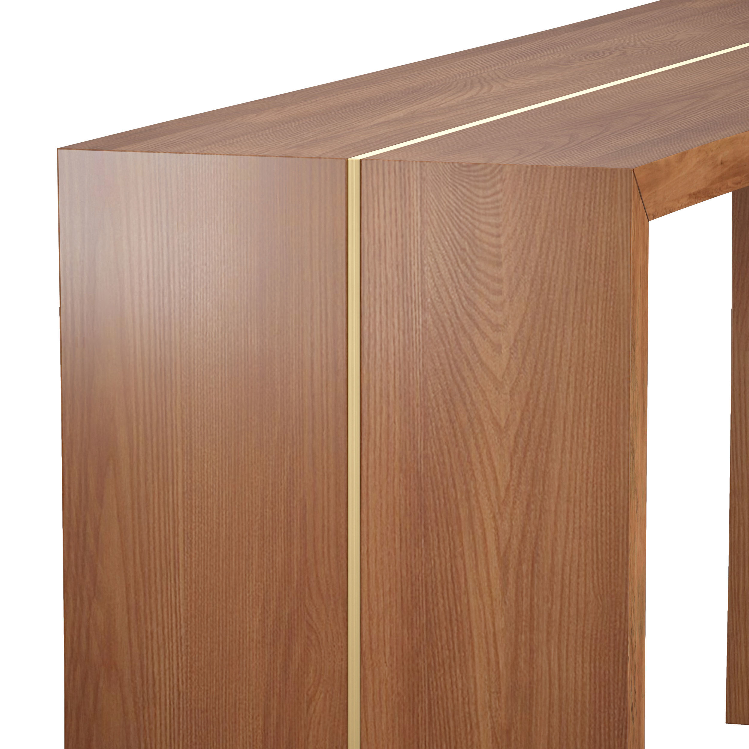 Montana 72x18 Live Edge Console Table Crate and Barrel 3D model_10