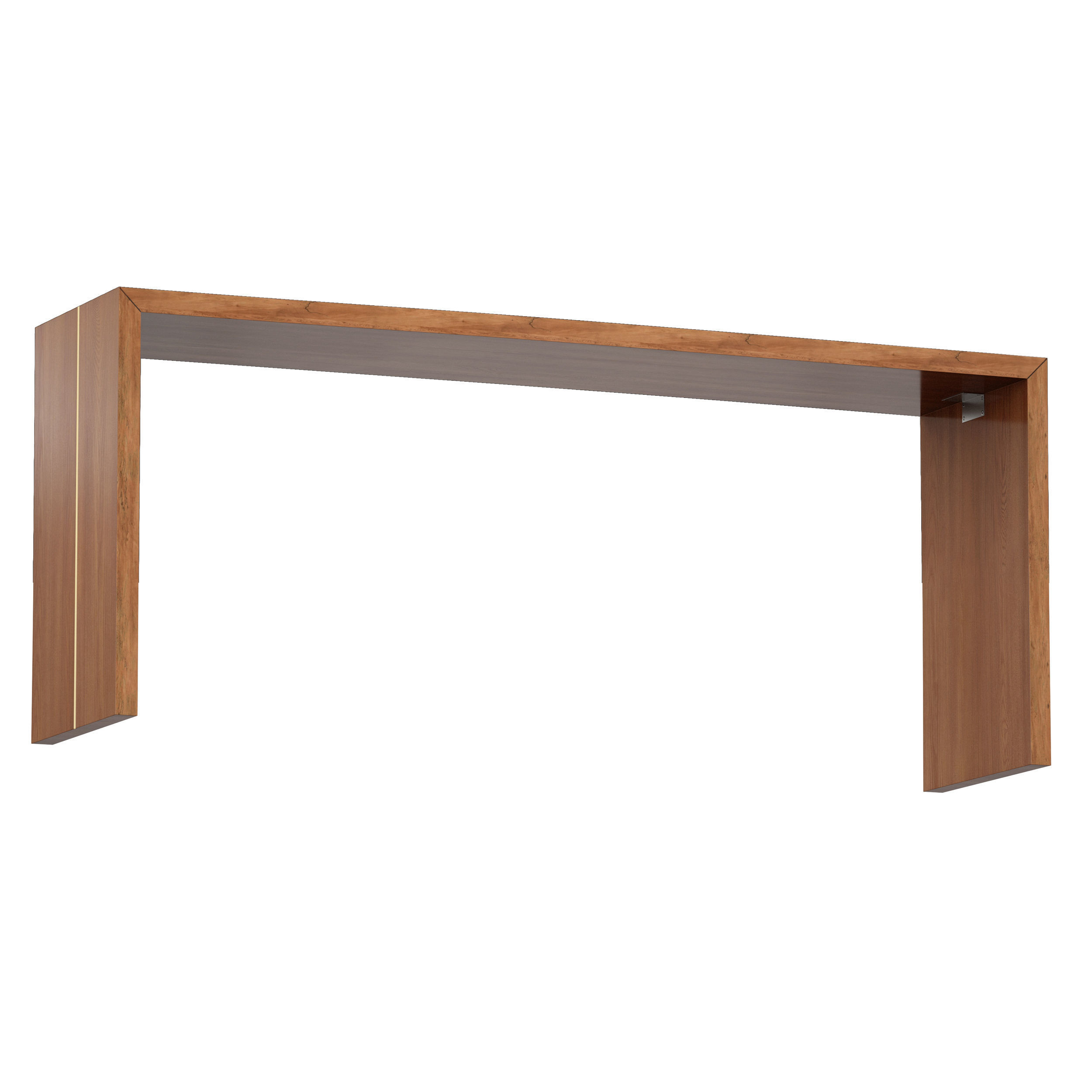 Montana 72x18 Live Edge Console Table Crate and Barrel 3D model_1