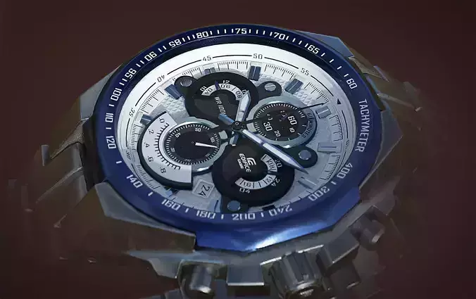 Casio Edifice 554 3D model