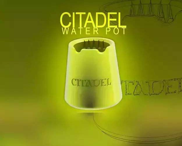 BRUSHES WATER CLEANER AND HOLDER CITADEL